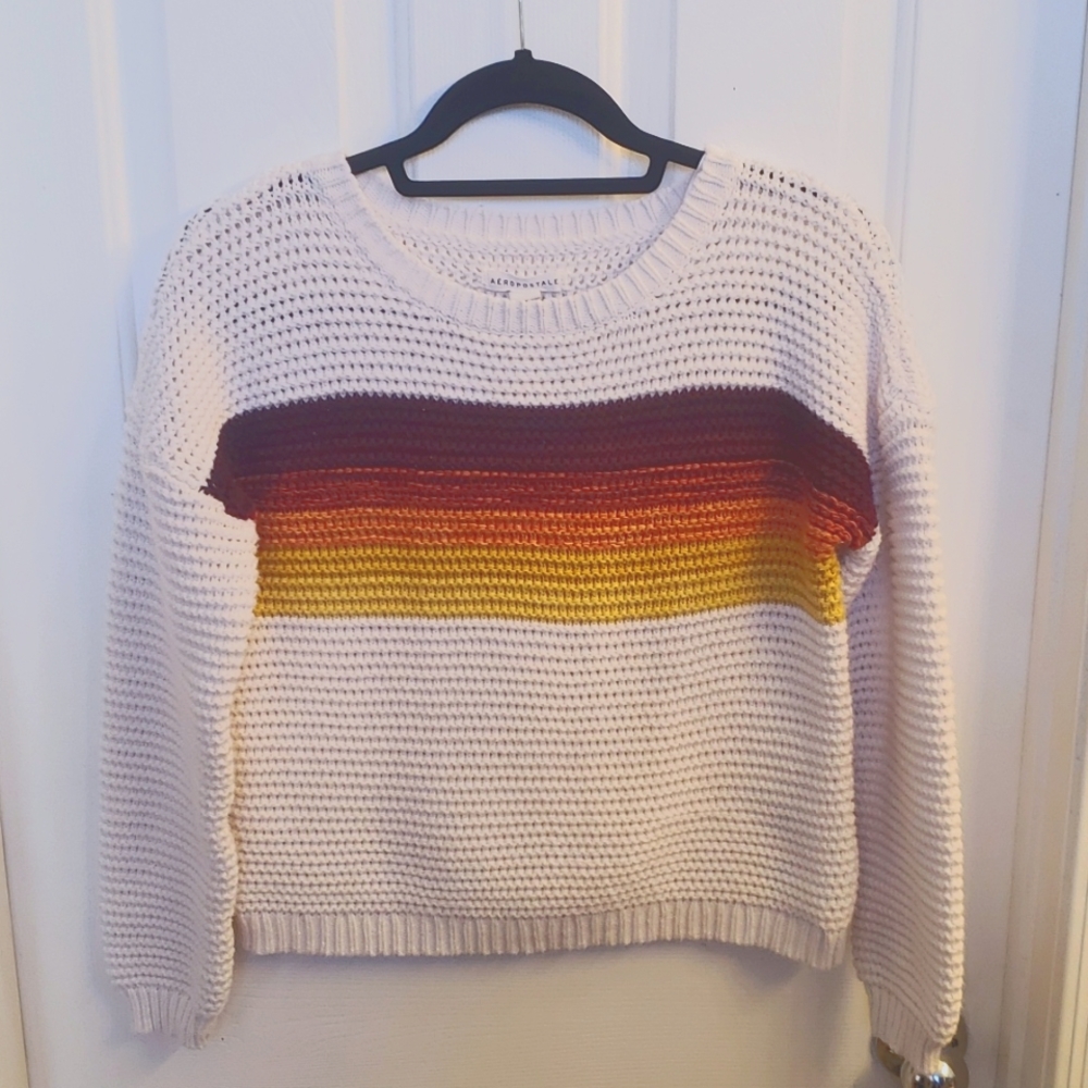Aeropostale Knitted Sweater, Waistlength, women's M